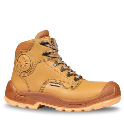 Chaussures de sécurité montantes JALSINKI STEEL S3 AN SC CI HI LG FO SR cuir marron - 00J0716 - JALLATTE