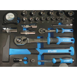 Mallette de dépannage composée de 112 outils 1/4" 1/2" - 15154 - SODISE