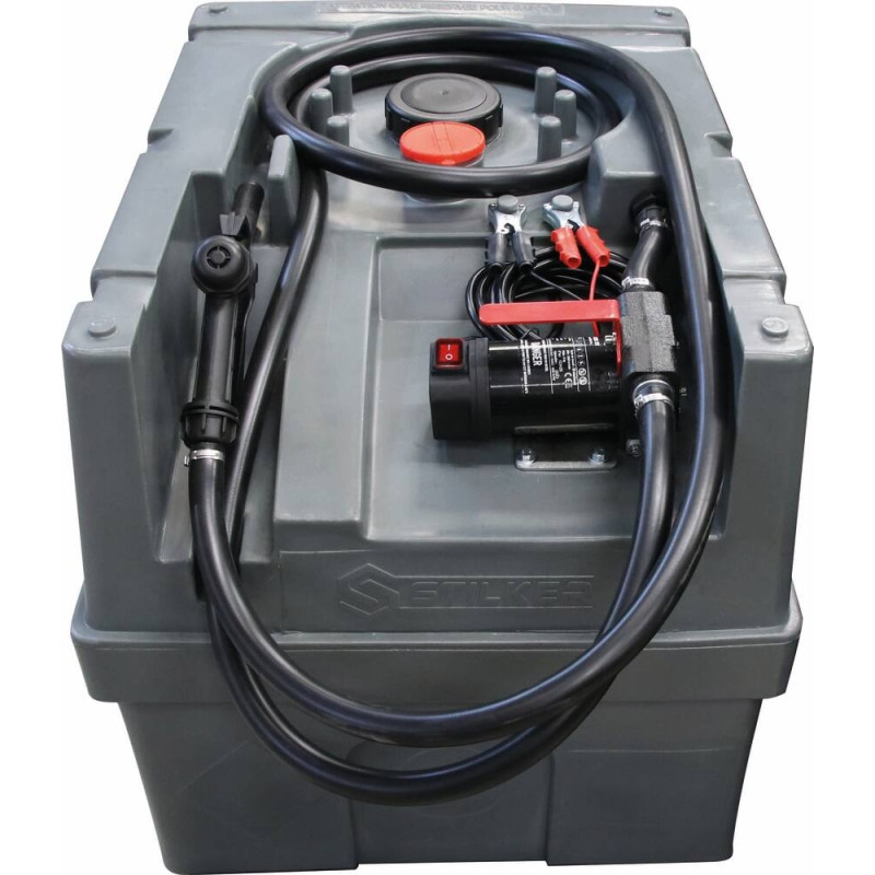 Cuve de ravitaillement gasoil PE 200L avec kit pompe à gasoil 12V 40 I/min - 08612