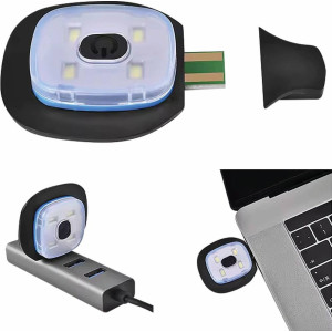 Bonnet LED noir 80 lumens en acrylique - 82228