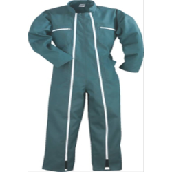 Combinaison de travail verte 2 zips