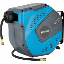 Enrouleur automatique orientable de tuyau d'air hybride 8 bar 812mm 15+1m - 51314 - STILKER