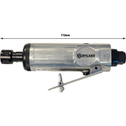 Meuleuse pneumatique droite - kit complet en mallette 16 pcs - 06953