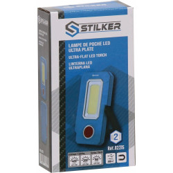 Lampe de poche LED ultra plate 400 lumens rechargeable - 82315 - STILKER