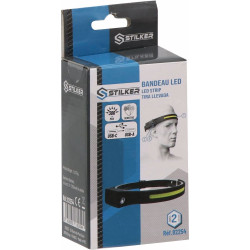 Lampe frontale LED ajustable 300 lumens rechargeable - 82254 - STILKER