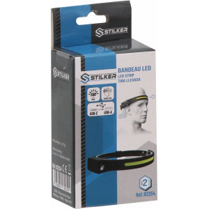 Lampe frontale LED ajustable 300 lumens rechargeable - 82254