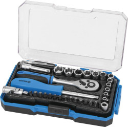 Coffret de douilles 1/4"  35 pcs - 67507