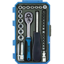 Coffret de douilles 1/4"  35 pcs - 67507