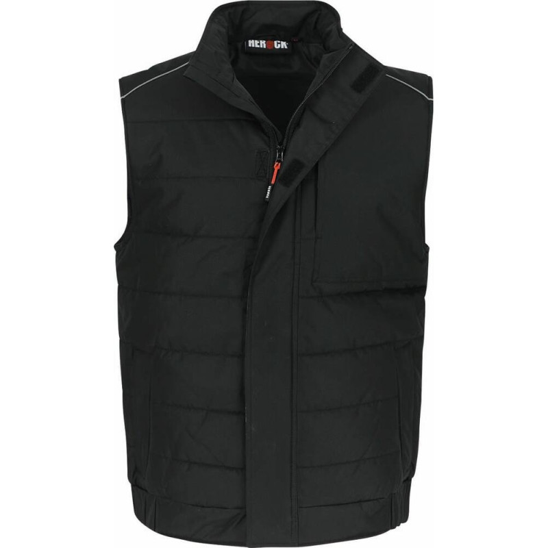 Gilet sans mache matelassé - multipoches noir