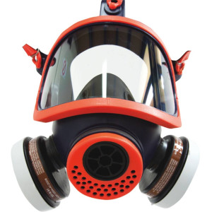 Masque de protection panoramique pour 2 filtres à baïonnette - 18040