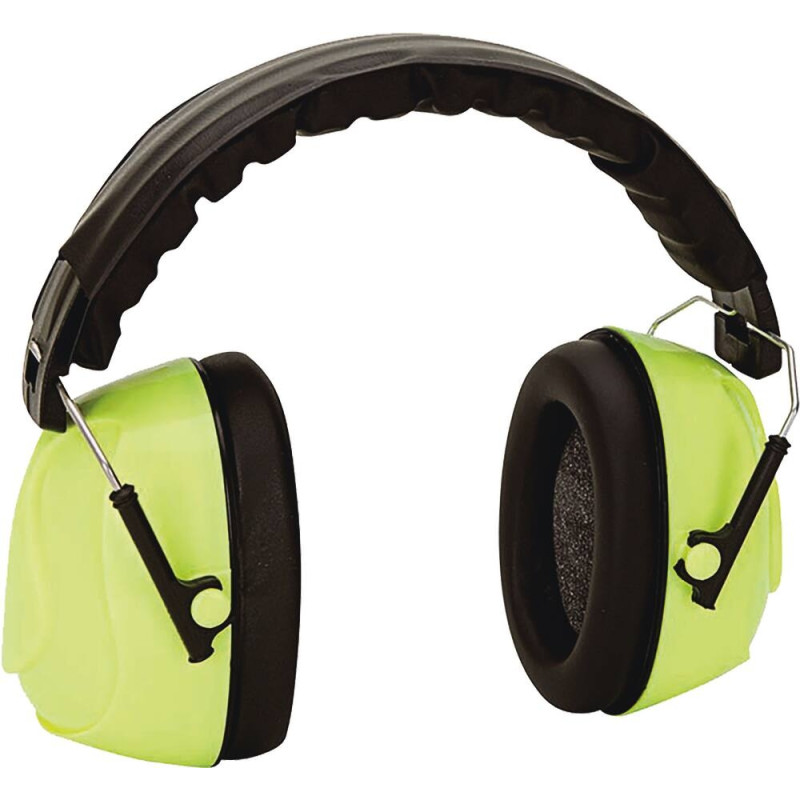 Casque anti-bruit SNR 25dB repliable haute visibilité - 19614 - CLIMAX