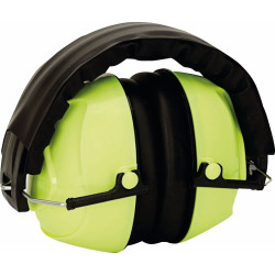 Casque anti-bruit SNR 26dB repliable haute visibilité - 19614 - CLIMAX