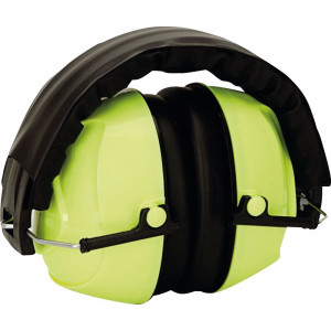 Casque anti-bruit SNR 26dB repliable haute visibilité - 19614 - CLIMAX