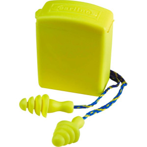 Bouchon anti-bruit réutilisable avec cordelette SNR 30dB - 50 boîtes avec 1 paire - 18263