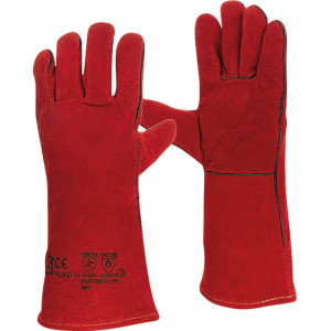 Gants de soudeur cuir doublé manchette 160mm T10 - 21106