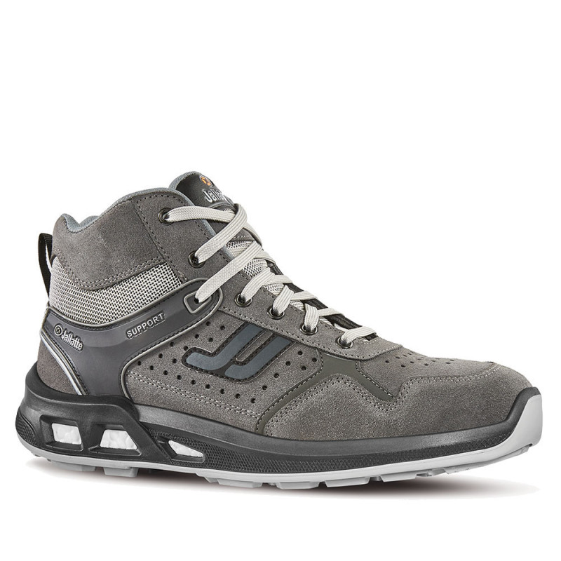 Chaussures de sécurité montantes JALACTIVE S1PS CI FO SR cuir gris - JYJY102 - JALLATTE
