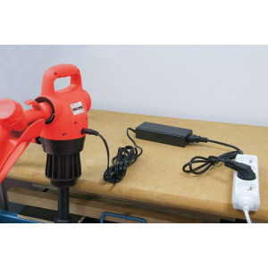 Pompe à gasoil 230V 18l/min avec canne télescopique pour fût en kit - 08632 - DRAKKAR
