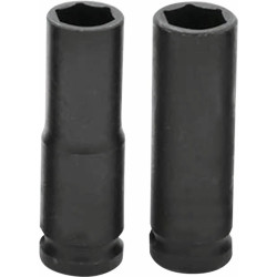 Douilles à chocs 12 longues de 10 à 24mm - coffret PVC de 10pcs - 67391 - STILKER