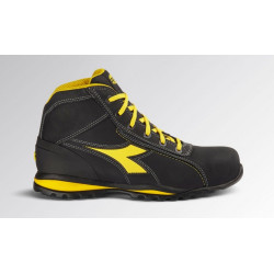 Chaussures de sécurité montantes GLOVE MID S3S FO HRO noire/jaune - 701.181140_80013 - DIADORA