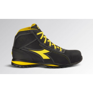 Chaussures de sécurité montantes GLOVE MID S3S FO HRO noire/jaune - 701.181140_80013 - DIADORA