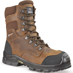 Rangers de sécurité JALHICKORY S3 SC CI HI HRO LG FO SR cuir marron - 00JJE15 - JALLATTE