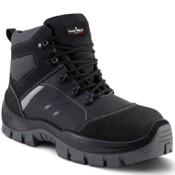Bottes de sécurité non fourrées HOT PEPPER S3L AN HI CI FO LG SR cuir gris - PHN03 - GASTON MILLE