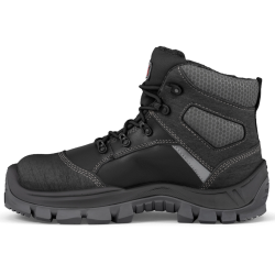 Chaussures de sécurité haute HOT PEPPER S3L AN HI CI FO LG SR cuir gris - PHN03 - GASTON MILLE