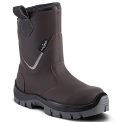 Bottes de sécurité fourrées UNITAN S3 HI CI FO LG SR cuir marron -  UOMF3 - GASTON MILLE