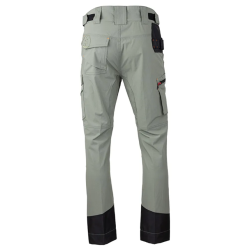 Pantalon de travail résistant léger et ULTRA-STRETCH zéro métal - spécial été - SEISME - LMA
