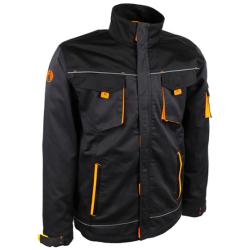 Veste de travail POLYESTER/COTON anthracite/noir VILNOR - SINGER