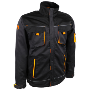 Veste de travail POLYESTER/COTON anthracite/noir VILNOR - SINGER