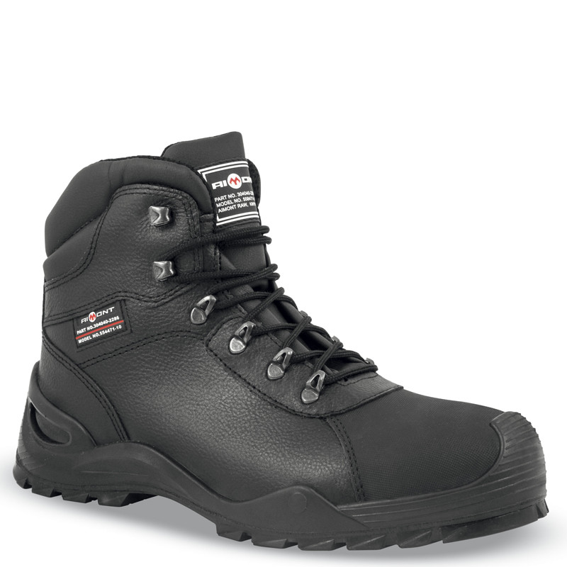 Chaussures de sécurité montantes MIRUS S3S FO SR cuir noir - 007AX67 - AIMONT