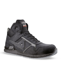 Chaussures de sécurité MASE velours noir/vert - ABI18