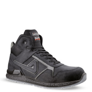 Chaussures de sécurité basses KANYE S3S FO SR cuir noir - 00ABI04 - AIMONT