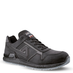 Chaussures de sécurité MASE velours noir/vert - ABI18