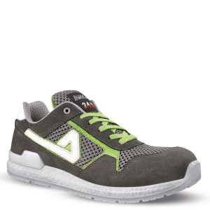 Chaussures de sécurité basses TUPAC S1PS FO SR gris/vert - 00ABI09 - AIMONT