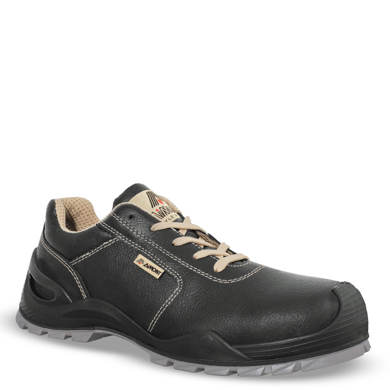Chaussures de sécurité basses ROBORIS S3 SRC cuir noir - 007AX13 - AIMONT