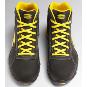 Chaussures de sécurité montantes GLOVE MID S3S FO HRO noire/jaune - 701.181140_80013 - DIADORA