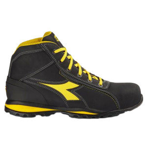 Chaussures de sécurité montantes GLOVE MID S3S FO HRO noire/jaune - 701.181140_80013 - DIADORA