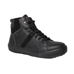 Chaussures de sécurité montantes VISION S3S SR FO cuir noir - 3824 - PARADE