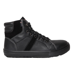 Chaussures de sécurité montantes VISION S3S SR FO cuir noir - 3824 - PARADE