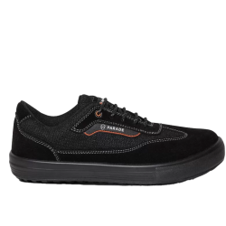 Chaussures de sécurité basses VISTA S1PS SR FO croûte de cuir noir 8834 - PARADE