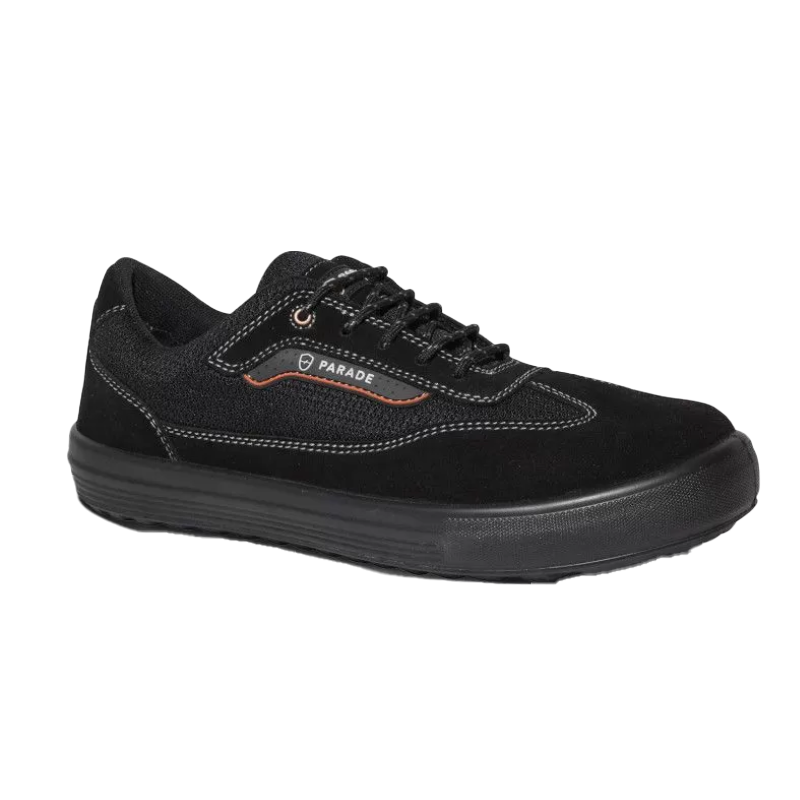 Chaussures de sécurité basses VISTA S1PS SR FO croûte de cuir noir 8834 - PARADE