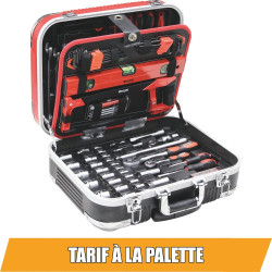Mallette de dépannage sur roues 148 outils 1/4" - 1/2" - 15157 - DRAKKAR