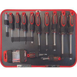 Mallette de dépannage sur roues 148 outils 1/4" - 1/2" - 15157 - DRAKKAR
