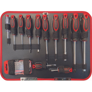 Mallette de dépannage sur roues 148 outils 1/4" - 1/2" - 15157 - DRAKKAR