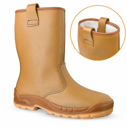 Bottes de sécurité cuir fourré JALFRIGG SAS S3