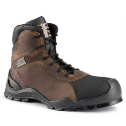 Chaussures de sécurité montantes EGIS S3S FO CI SR cuir marron - 007AX66 - AIMONT