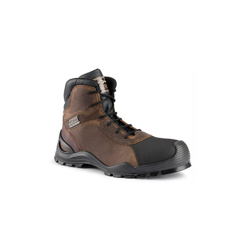 Chaussures de sécurité montantes EGIS S3S FO CI SR cuir marron - 007AX66 - AIMONT