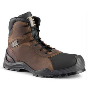 Chaussures de sécurité montantes EGIS S3S FO CI SR cuir marron - 007AX66 - AIMONT